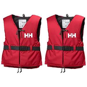 2 x Helly Hansen Unisex Buoyancy Aid Sport II, Red, Bundle (1 x M & 1 x XL) - £31.44 @ Amazon