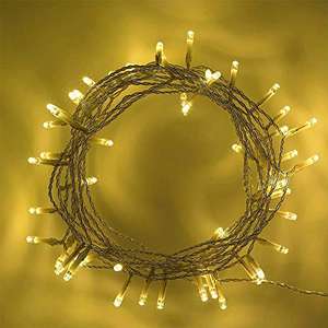 20 Warm White LED Fairy Lights - Clear Cable, Battery Operated £2.35 @ Amazon