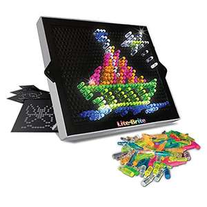 Basic Fun 2215 Lite-Brite Ultimate Classic, Light Up Drawing Board, LED Drawing Board with Colours - £14.99 @ Amazon