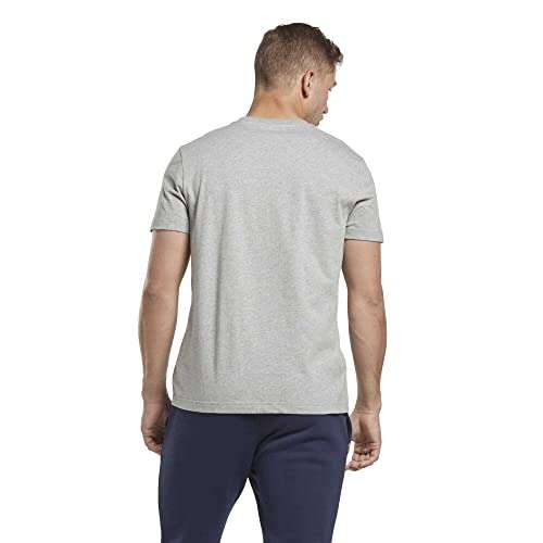 Reebok Men's Identity Classics T-Shirt, Grey, Size M