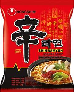 Nongshim Shin Ramyun Noodle 120g Pack of 20 - S&S £17.03/15.24 10% S&S Voucher)