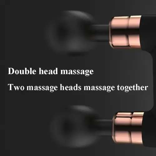Double Headed Rechargeable Deep Tissue Massage Gun - £18.99 Delivered with Code @ MyMemory