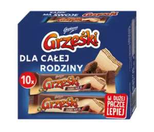 Grzeski Wafer Bar with Cocoa Cream 10x26g