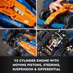 LEGO Technic McLaren Formula 1 2022 Race Car Model Set 42141 + Free Click and collect