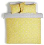 Habitat Dalmation Print Yellow Bedding Set - Single £10.67 / Double £13.33 / King Size £16.00 click & collect @ Argos