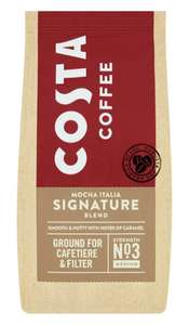 Costa Coffee Mocha Italia Signature Blend Beans or Ground 200g - £2 in Sainsburys