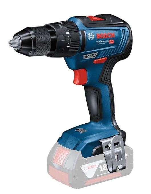 Bosch GSB 18V-55 Brushless 18V Combi Drill with Variable Speed & Metal Chuck (Body Only) - £46.99 Delivered @ ITS