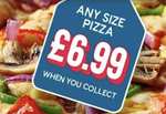 Any Size Pizza, Collection Only - Selected Restaurants Including Bethnal Green