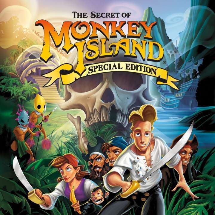 [PC-Steam] Monkey Island: Special Edition Bundle (games 1 & 2) - £2.30 / 3. The Curse of MI - £1.08 / 4. Escape from MI - £1.08 @ Fanatical