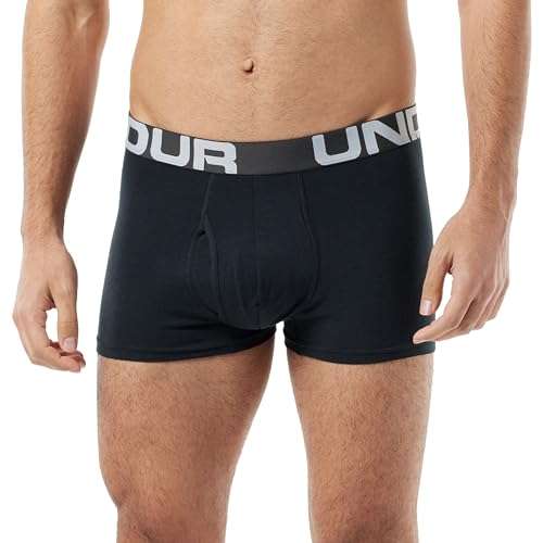 Under Armour Men's Ua Charged Cotton Elasticated Boxers, 3 Pack