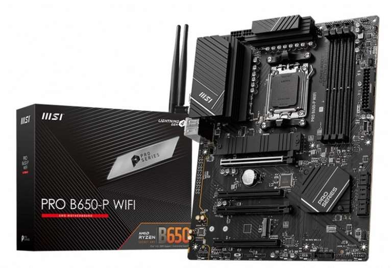 MSI PRO B650-P WIFI ATX Motherboard - £149.85 +£3.49 delivery @ Ebuyer