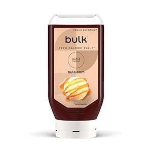Bulk Zero Calorie Syrup, Sugar Free, 400ml (Butterscotch / Golden Syrup / Honey / Maple / Salted Caramel) - £2.69 S&S