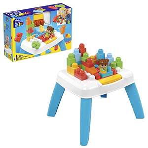 MEGA BLOKS Fisher-Price Toddler Building Blocks, Build n Tumble Activity Table with 25 Pieces and Storage £13.16 @ Amazon