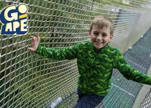 Nets Kingdom Experience for One at Go Ape - £10 Per Person with code (Plus Other Discounts, Dependant on Price/Activity) @ BuyAGift