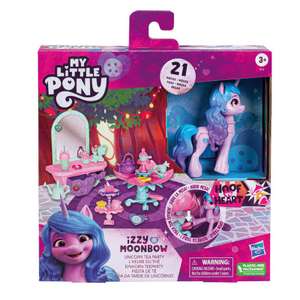 My Little Pony: Make Your Mark Toy Unicorn Tea Party Izzy Moonbow – Hoof to Heart Pony with 20 Accessories for Children 3+ @amazon