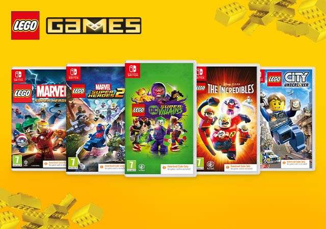 2 Lego Nintendo switch games for £25 (Free Collection) @ Smyths Toys