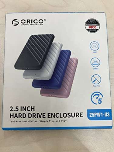 ORICO 2.5 inch External Hard Drive Enclosure USB 3.0 to SATA III for 7mm and 9.5mm sold by Orico FBA