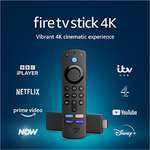 Amazon Fire TV Stick 4K £29.99 / 4k Max £39.99 / TV Stick & Remote Control £22.99 / TV lite £19.99 / TV Cube £59.99 + 20% trade in @ Amazon