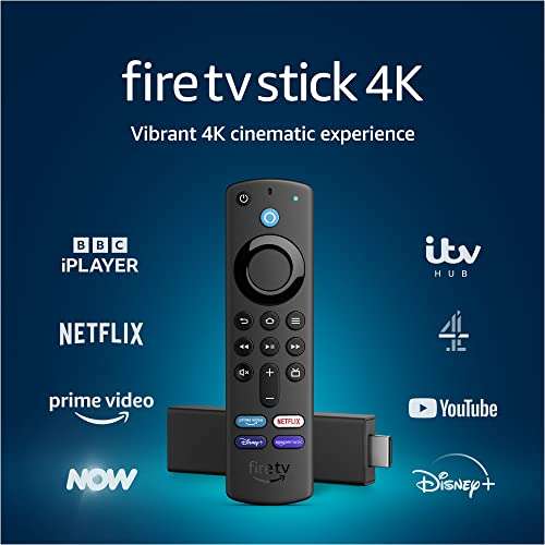 Amazon Fire TV Stick 4K £29.99 / 4k Max £39.99 / TV Stick & Remote Control £22.99 / TV lite £19.99 / TV Cube £59.99 + 20% trade in @ Amazon
