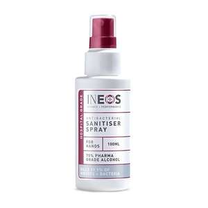 INEOS - Sanitiser Spray (100 ml) - Antibacterial Hand Sanitiser