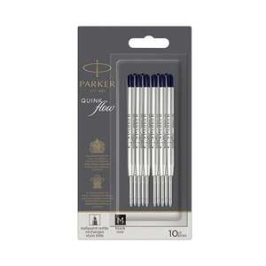 Parker Ballpoint Pen Refills | Medium Point | Black QUINKflow Ink | 10 Count £13.54 S&S