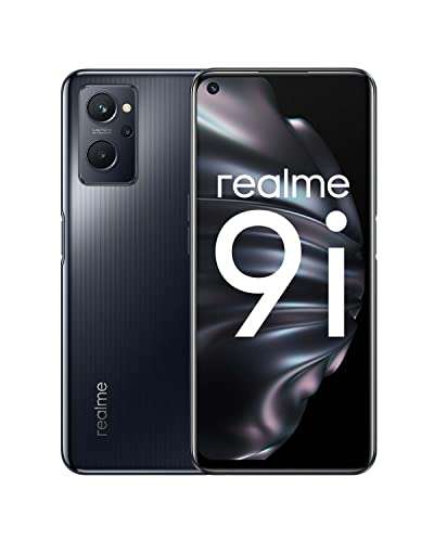 Realme 9i 128GB Mobile Phone, 5,000mAh Battery, Qualcomm Snapdragon 680, 33W 90Hz (Sold By Amazon EU)