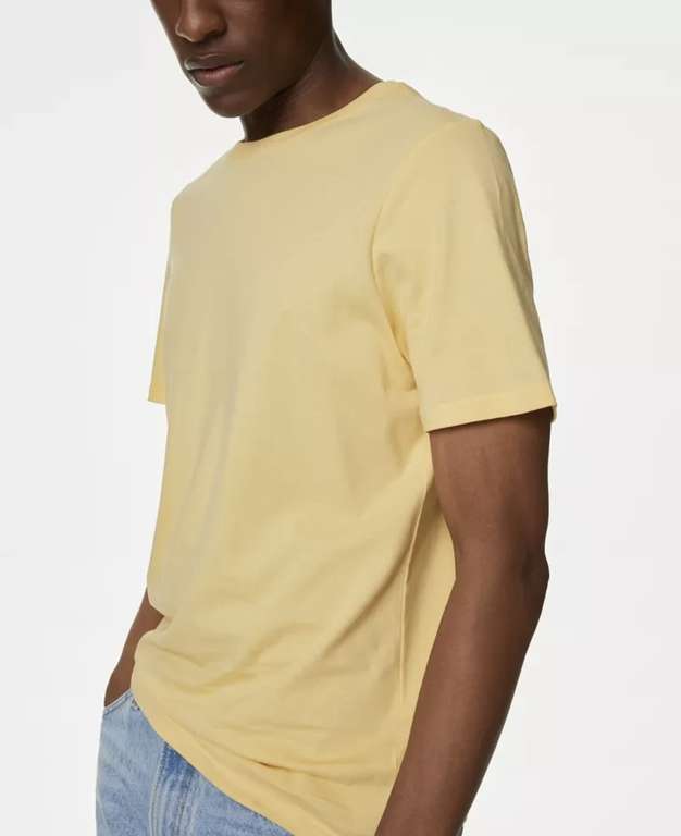 3 Pack - Mens Pure Cotton Crew Neck T-Shirts (Sizes S - 3XL) - Free C&C