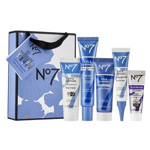 No7 Lift & Luminate Triple Action Skincare Collection + 2 Freebies (Eye Palette + Velvet Pouch) - Discount At Checkout