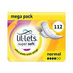 £6.80 S and S! Less than £1 a pack. Lil-Lets Ultra Soft Pads With Wings. 8 Packs of 14 Pads, £8 (less S + S)