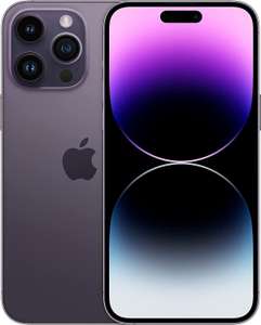 Refurbished Grade C Apple iPhone 14 Pro Max 5G Smartphone 128GB Unlocked SIM-Free {Deep Purple} - w/Code, Sold By Cheapest Electrical