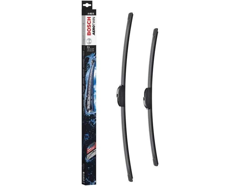 Bosch A402S Wiper Blades - Front Pair £17.29 + Free click and collect @Halfords