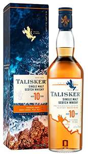Talisker 10 Year Old Single Malt Scotch Whisky, 70 cl with Gift Box £26.50 (Prime Exclusive) @ Amazon
