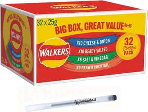 Walkers variety Crisps 32 * 25g