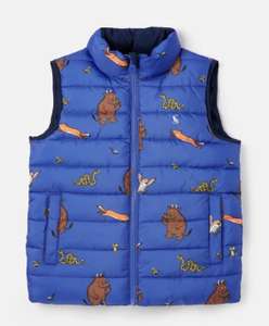 Joules Boys Gruffalo Flip It Reversible Printed Gilet £13.95 + free delivery @ Joulesoutlet Ebay