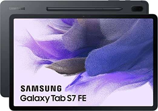 Samsung Galaxy Tab S7 FE 12.4 Inch 64GB Wi-Fi Android Tablet (UK version) in 4 colours £449 at Amazon