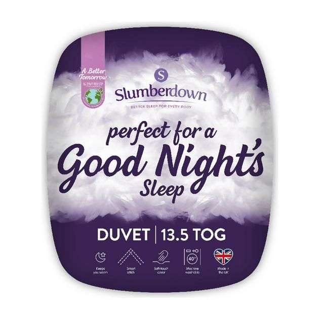 Slumberdown Good Nights Sleep 13.5 Tog King Duvet - £16 @ Sainsbury's
