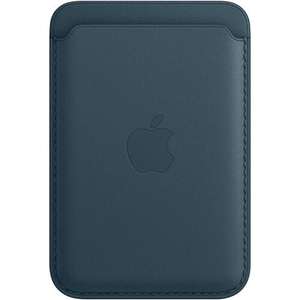 Apple Official iPhone 12 Series Leather Wallet with MagSafe - Baltic Blue - £21.99 With Code Delivered @ MyMemory