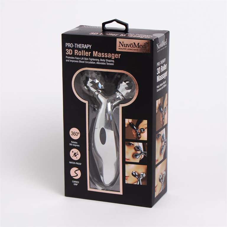 NuvoMed Pro-Therapy 3D Roller Massager- £3.99 in store or + £3.49 delivery @ Home Bargains