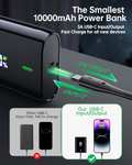 Coolreall mini 10000mAh powerbank with LED Display, 3A USB C In & Out (sold by EU-ZJD) - w/ Voucher