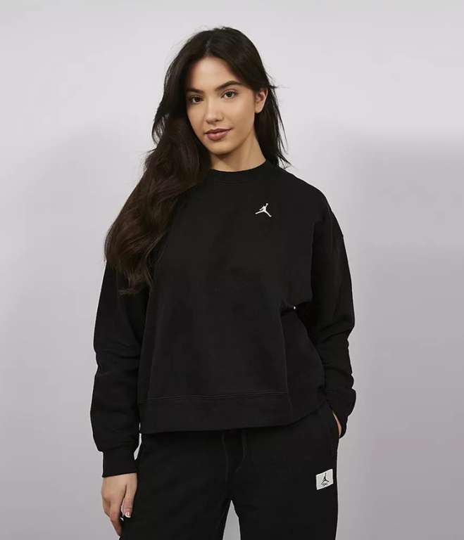 Womens Jordan Essential Fleece Crew Sweatshirt Now £25 Free click & collect or £4.99 delivery @ Offspring