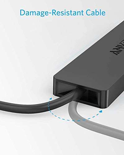 [Upgraded Version] Anker 4-Port USB 3.0 Ultra Slim Data Hub with 2 ft Extended Cable £10.99 @ Amazon / AnkerDirect