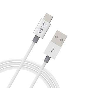 JOBY USB-A to USB-C Charging and Sync Cable, 1.2m Length, White, USB Cable, USB C Cable, Type-C Cable, USB C Port Compatible