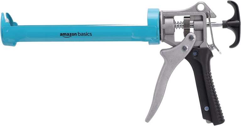 Amazon Basics Heavy Duty Sealant Caulking Gun - 310ml (0.3 Litres) - S&S £5.35