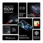 OnePlus 10T 5G (UK) 8GB RAM 128GB Smartphone, 150W SUPERVOOC, 50MP - Moonstone Black [UK version] / 256GB 16GB £498