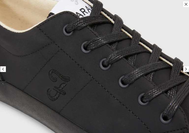 Farah Heller Black Vulcanised Men’s Trainers, All sizes 6 to 12, now £11 with Free Click & Collect @ Matalan