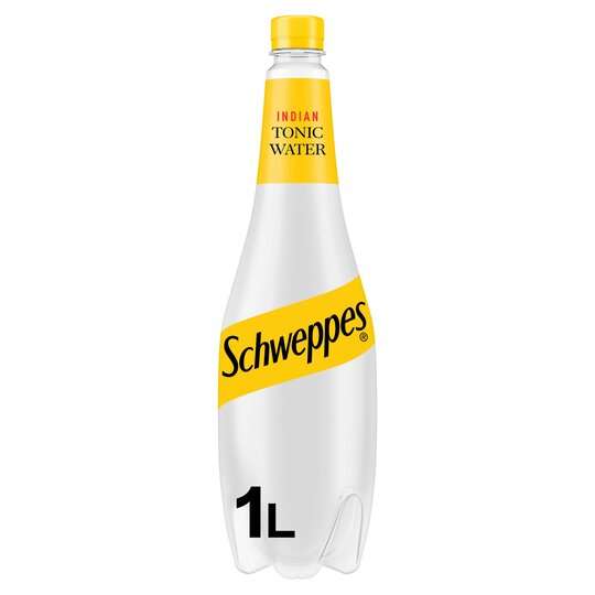 Schweppes Indian Tonic Water 1L 3 for £3.00 @ Tesco (Clubcard price)