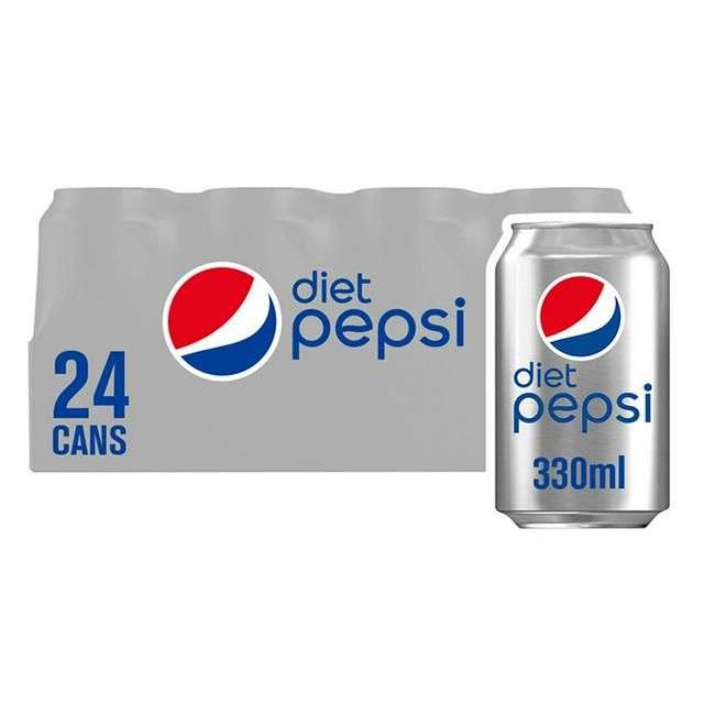 Pepsi Max / Diet pepsi Cans 24x330ml £8 (Nectar price) @ Sainsbury's