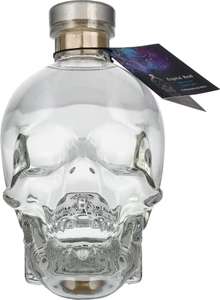 Crystal Head Vodka 70cl, 40% ABV - Award-Winning Premium Distilled Vodka, Filtered Through Crystal - Includes Crystal Glass Skull Bottle
