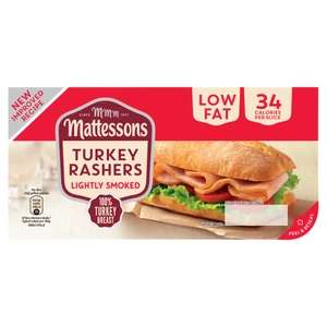 Mattessons Turkey Rashers 200g £1.60 at Asda