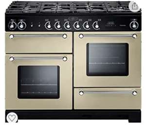 Rangemaster KCH110DFFCR/C Freestanding Range Cooker, Two Fan Ovens, AA Rated, 6 Burner Gas Hob, Cream £1137.04 @ Amazon